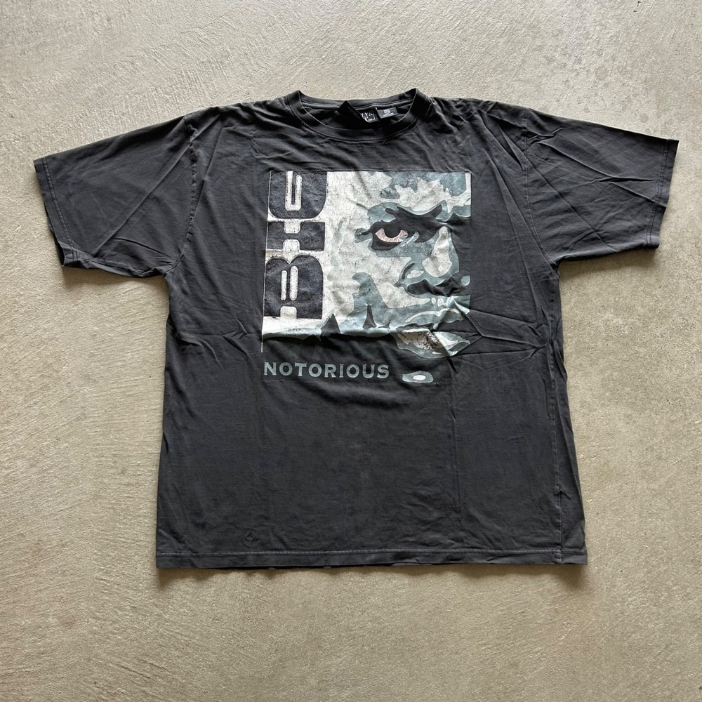 Vintage Notorious BIG Shirt Size 3XL Faded Black 2005 Rap‎ Hip Hop Brooklyn Mint